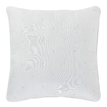 Vito White Polyester 18x18 Square Decorative Throw Pillow