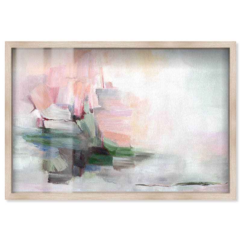 Décoration murale colorée «Tender Moments Shadowbox» par Art Remedy, H 11 po x l 16 po, Crème, crème