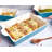 Kook Rectangle Ceramic 3 Piece Casserole Bakeware Set-61166185