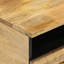 Soila Solid Wood Four Leg Coffee Table with Storage