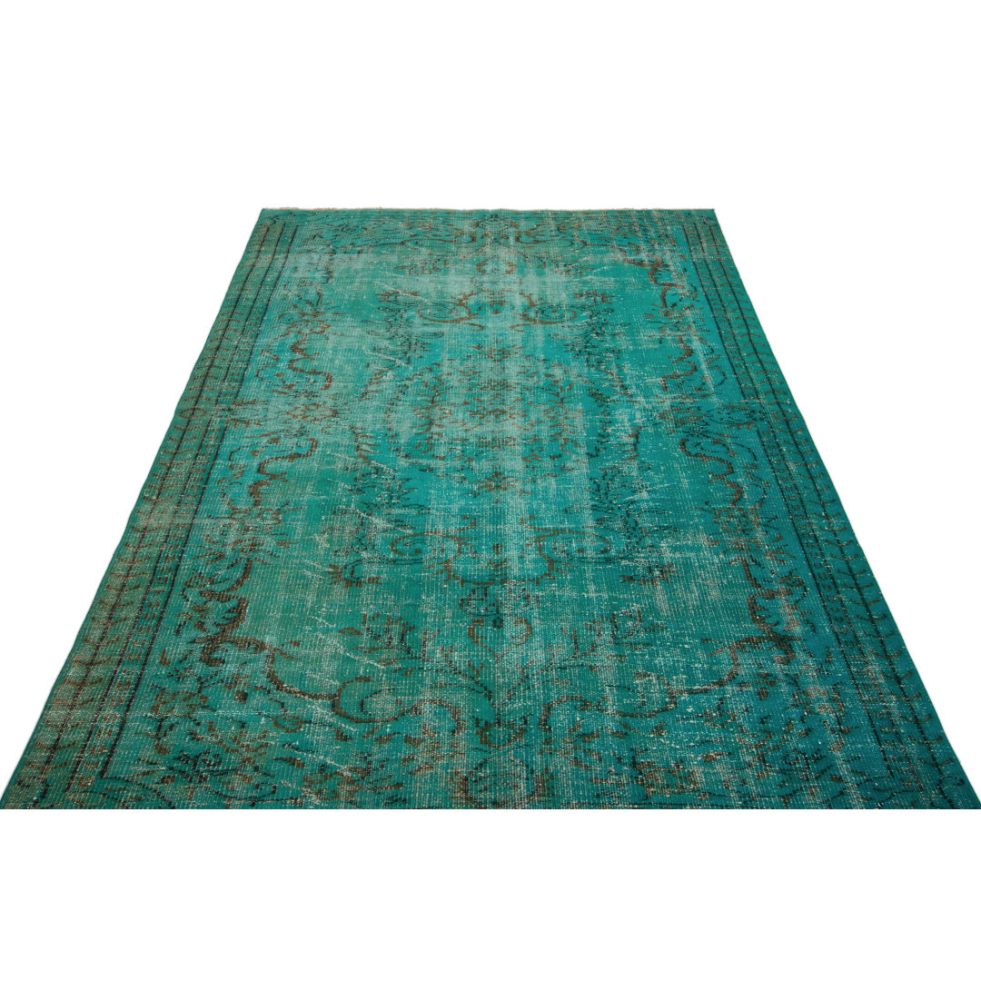 Cheney Hand Knotted Hand Knotted Gray Area Rug