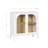 Sideboard Buffet With Glass Doors-2046665336