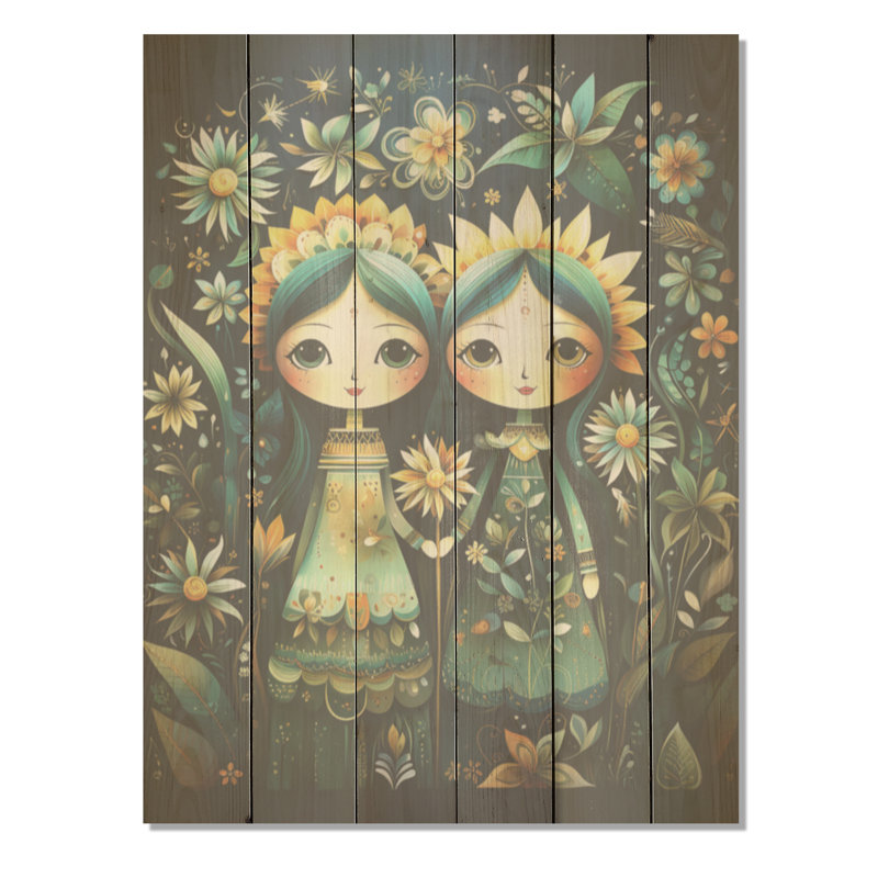 Rêves mexicains d'Oaxaca - Art mural mexicain sur bois de pin naturel, H 32 po x l 24 po