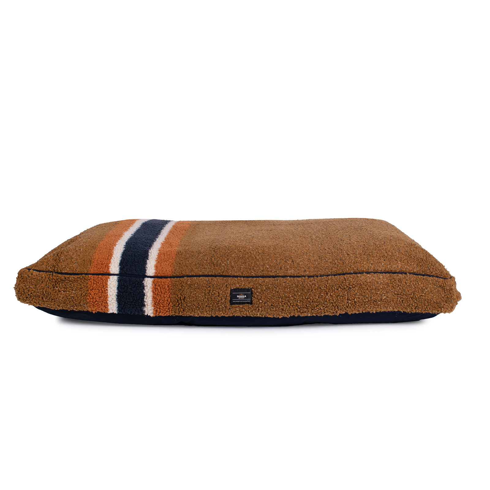 Napper Striped Pet Pillow, Oatmeal, Extra Large (48" W x 36" D x 5" H)