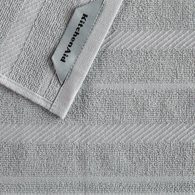 KitchenAid Albany Dishcloth 12"x12", Light Gray