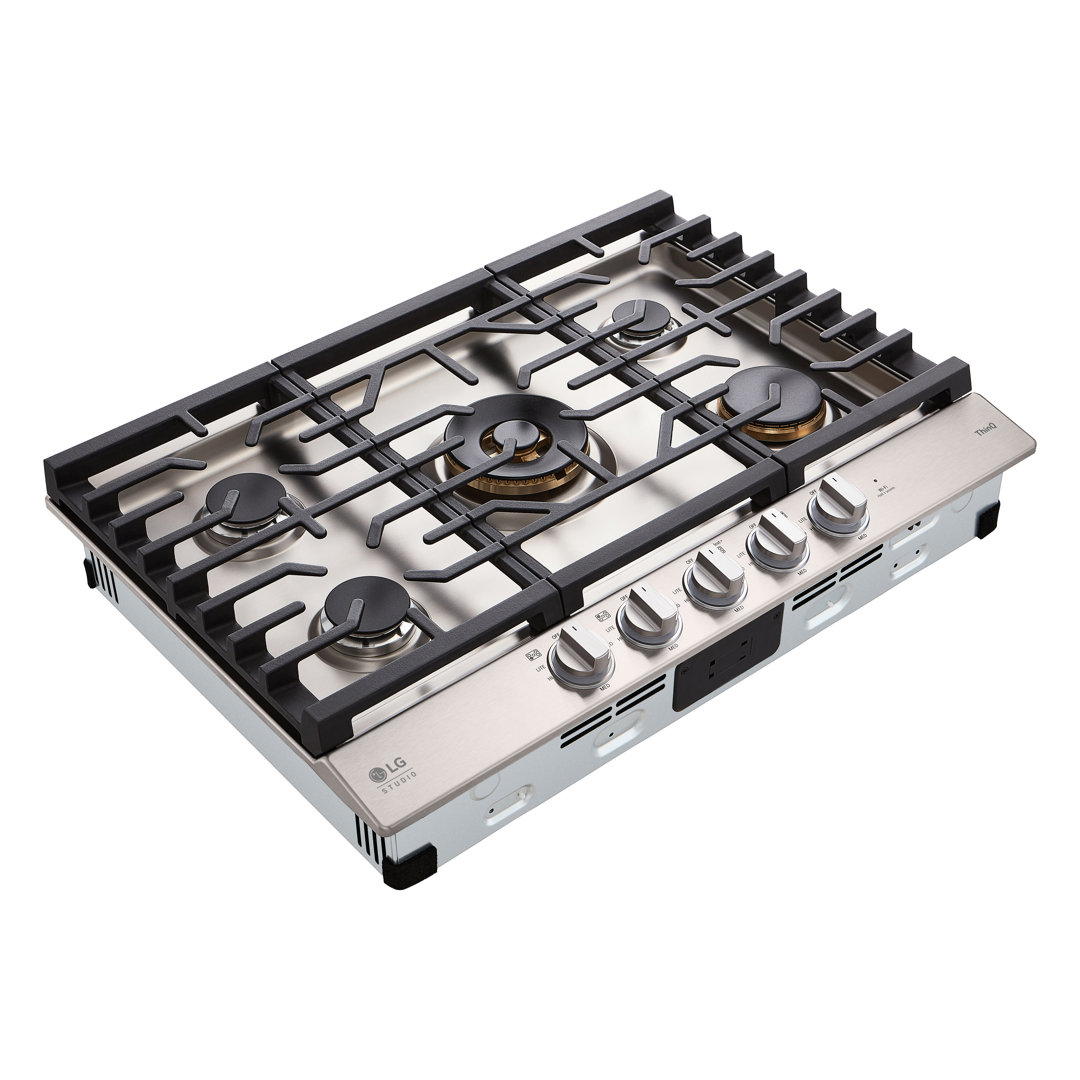 LG STUDIO 30" UltraHeat Gas Cooktop with EasyClean® LG Studio 