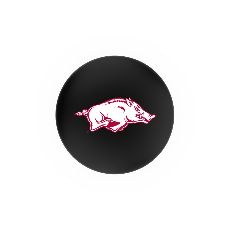 Tabouret de bar Logo Series, Tabouret de bar d'une hauteur de siège de 30 po, Chrome soudé solide, Université de l'Arkansas