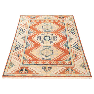 One Of A Kind Jules Serapi Copper 5'3" x 7'9"Area Rug