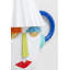Wall Object Mesquerade White 37x41cm