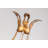 Fernande Monteleone 2 Light Sconce in Gold Leaf with Crystal Beading