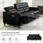 Gurdarshan Leather Dual-Motor Power Reclining Sofa-103562940