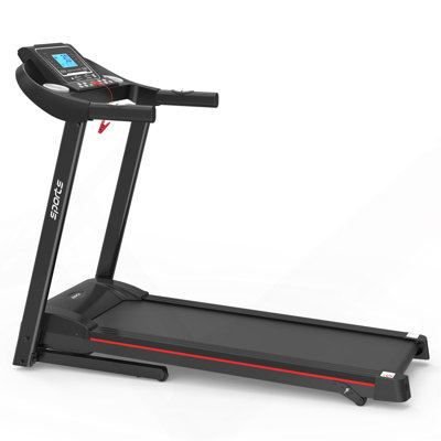 Fitshow App Home Foldable Treadmill with Incline, Folding Treadmill for Home Workout, Electric Walking Running Treadmill Machine 5" LCD Screen 250 LB Capacity Bluetooth Music