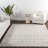 Giannini Geometric Moroccan Area Rug in Gray/ Off White-252609369