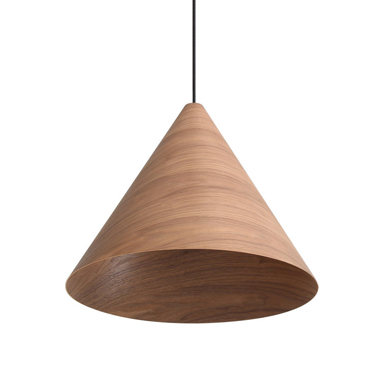 Hanrahan 3 Light Pendant in Light Walnut