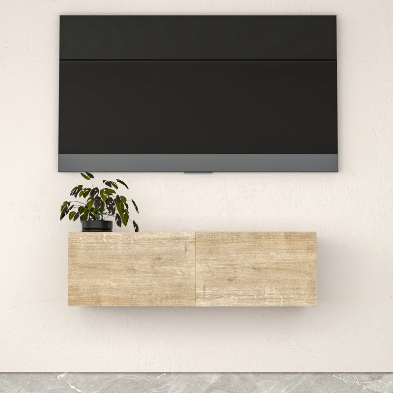 Console de télévision modulaire flottante, Naturel