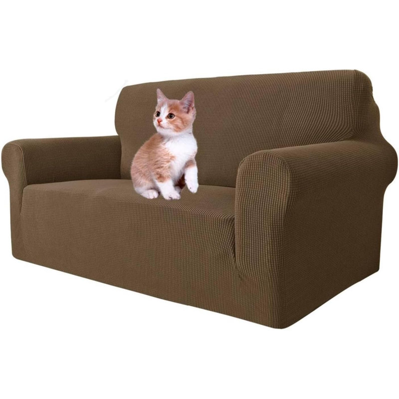 Outdoor Patio Sofa Cover, Brown, 80cm H x 135cm W x 80cm D
