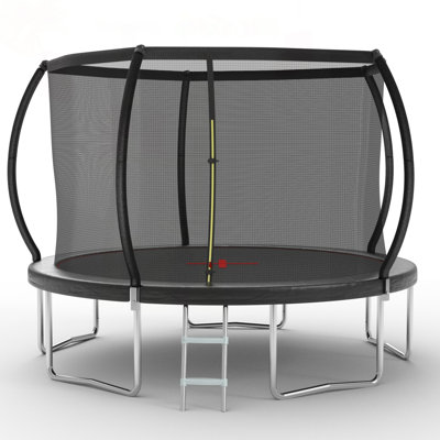 12FT Pumpkin Trampoline with 5-Leg Stability System