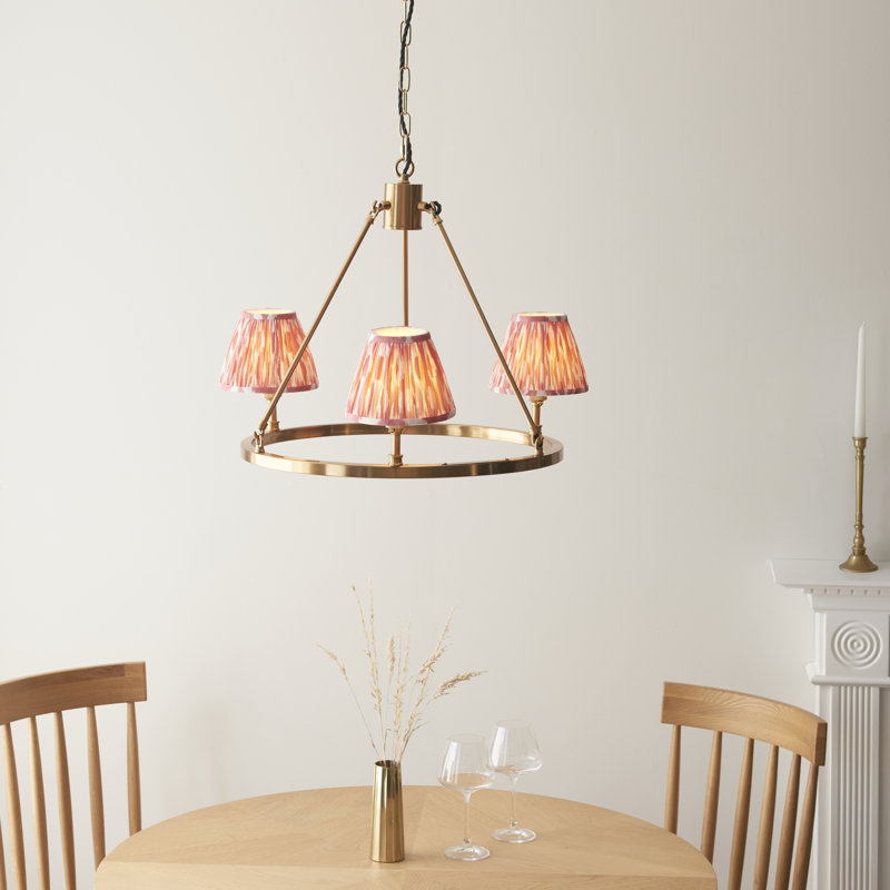 Chester 3 - Light Chandelier, Pink