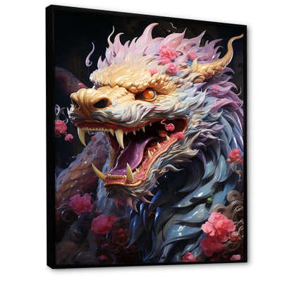 China Dragon Dance 1 - Art mural chinois