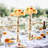 24PCS 50cm/19.7” Wedding Flower Vase Metal Gold Floral Stand for Table