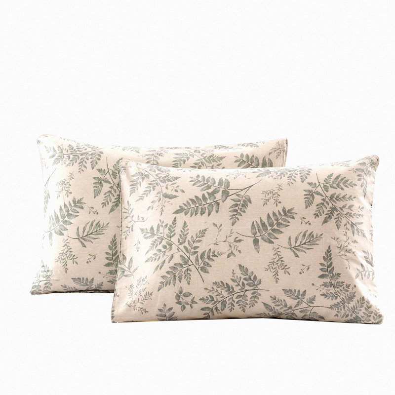 Lux Percale Pillowcase Set - 100% Cotton - Envelope Closure - Luxury Bedding - Breathable Soft Pillow Cover - Pack of 2