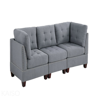 Ensemble modulaire - 3 pièces en gris