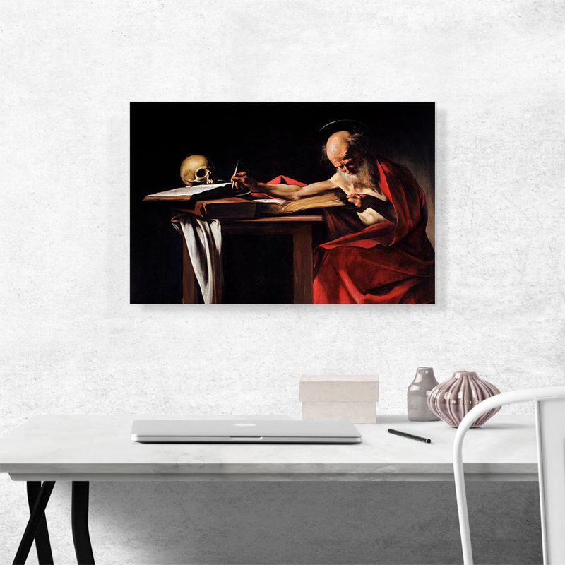Saint Jerome 1606 - Impression, H 18 po x l 26 po x P 1,5 po