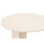 VANZAGO Round Steel Outdoor Side Table - 40 cm W 40 cm D