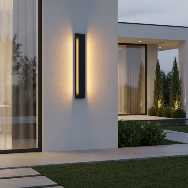 Luminaire mural d'extérieur Kegley, H 24 po x l 4,3 po x P 2,7 po, 20