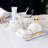 Ceramic White Bathroom Accessory Set