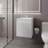 Bathroom Vanity With Two Doors, White-907952889