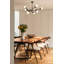 Lustre spoutnik linéaire moderne 9 lumières
