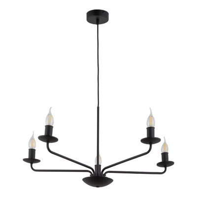 Penfield 5 - Light Candle Style Chandelier