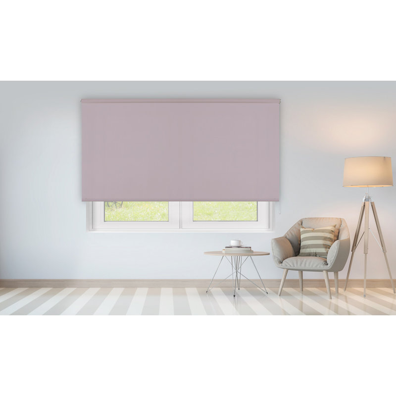 Semi Sheer Roller Shade, Pink, 250 cm L x 220 cm W