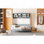 Grand lit escamotable mural avec canapé, gris-1674425636