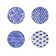 Santorini Handmade Hard Ceramic Appetizer Plate