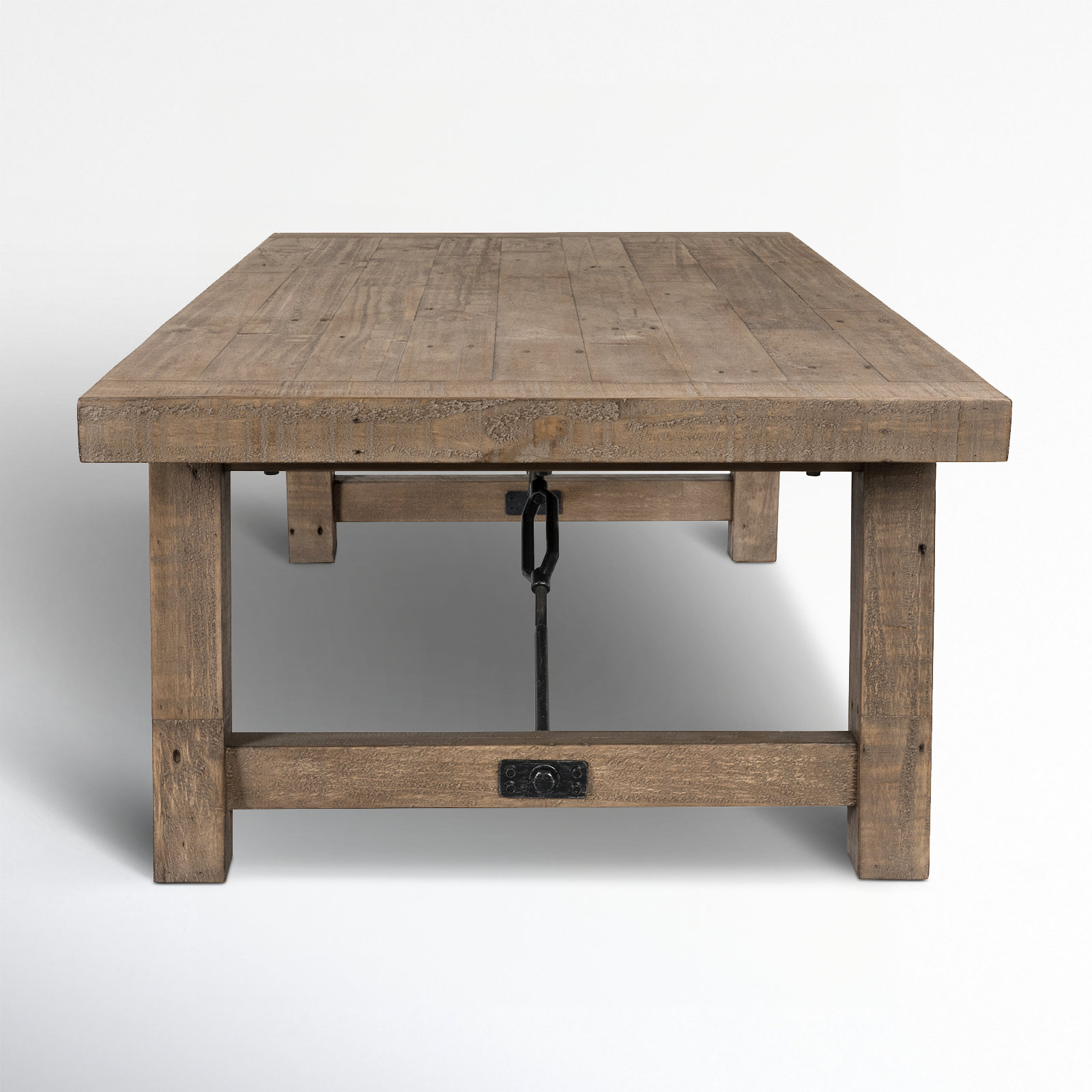 Edelen 55" Coffee Table, Distressed Brown