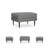 Magoria Upholstered Ottoman-107232515