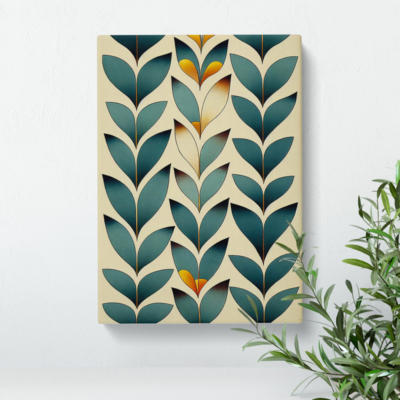 A Bewitching Leaves - Wall Art, Wrapped Canvas, 50cm H x 35cm W