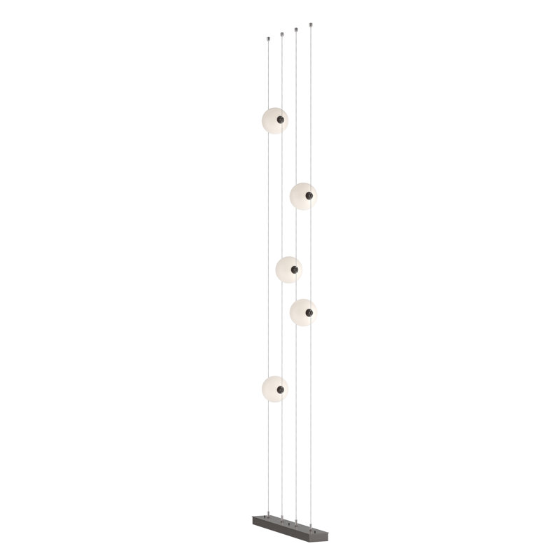 Abacus 240" LED Novelty Floor Lamp, White, Oil Rubbed Bronze