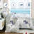7-Piece Coastal Beach Comforter Set, Ocean Nautical All-Season Bedding-122815447-122815443