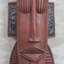 Décoration murale à masque de bois ashanti king king