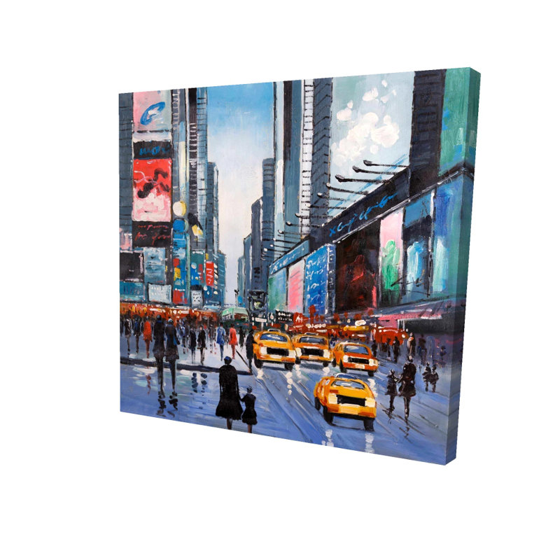 Peak Hour Blue Canvas | Building Cities Home Decor Wall Art