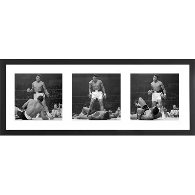 Muhammed Ali Triple - Print on Wood