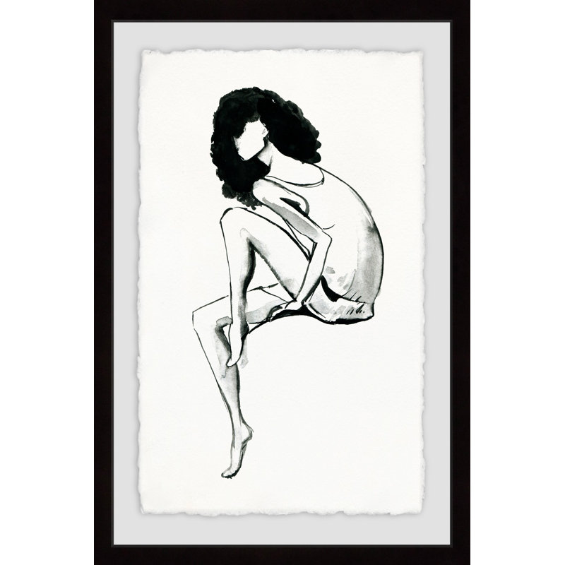 Introvert by Talula Christian - Single Picture Frame Painting, 46cm H x 30cm W x 4cm D