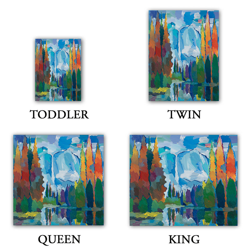 Ensemble de housse de couette window to grandeur, 1 housse de couette grand + 2 taies standards