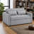 Omorfo 53.2'' Upholstered Convertible Sleeper Sofa-451613868