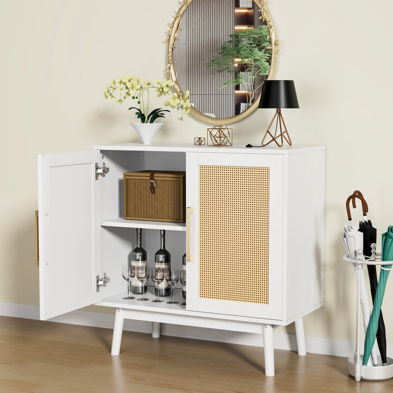 Buffet de 31,5 po de largeur Avalene, Blanc