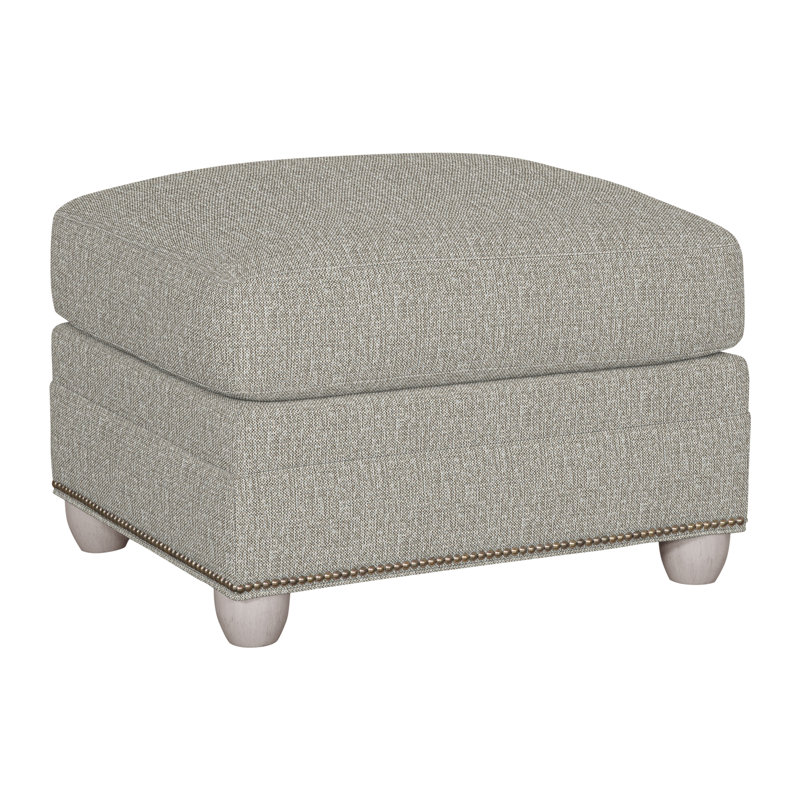 Fairgrove Upholstered Ottoman, Dove Gray, Tarbee Pebble, Yes