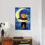 « red panda stars », peinture sur toile tendue-73199382-73199383-73199384